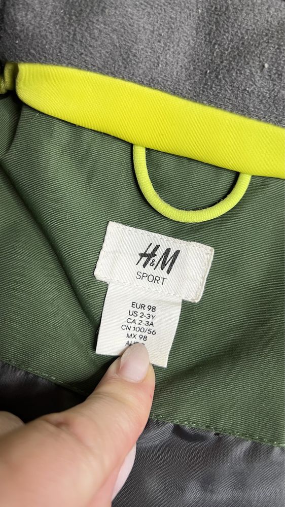 Куртка лижна термо H&M 98см