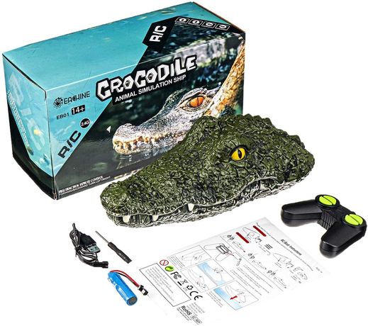 Cabeça de crocodilo  Brinquedos de água Controle Remoto