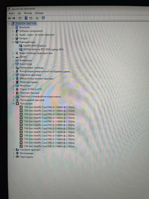 Потужний ігровий ноутбук Acer Nitro 5-517 32gb DDR4 i5-11400 RTX3050