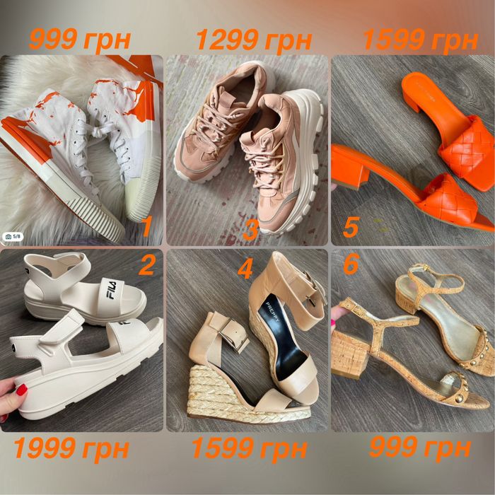 Взуття жіноче р. 38/39