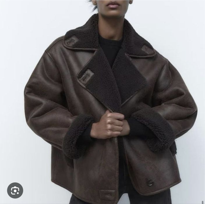 Оверсайз дублянка Zara