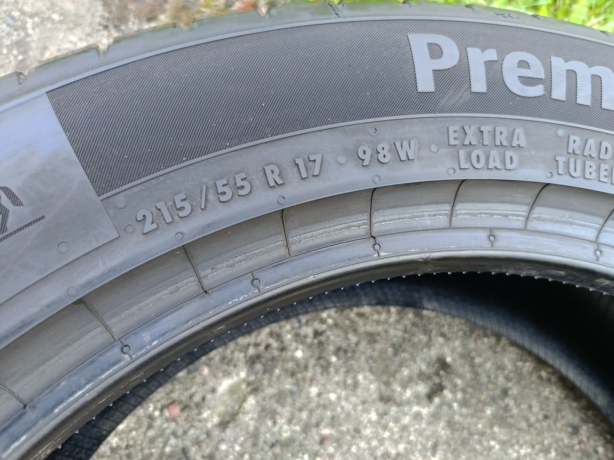 1szt Continental Premium Contact 7 215/55/17 98W XL 7,5mm 2023rok
