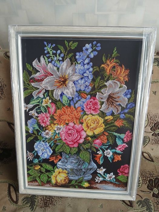 Картина з бісеру.