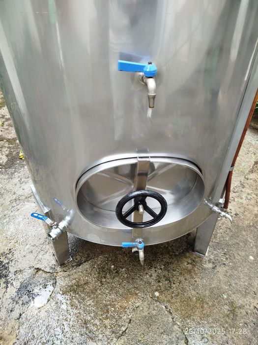 Cuba em inox de 1000L