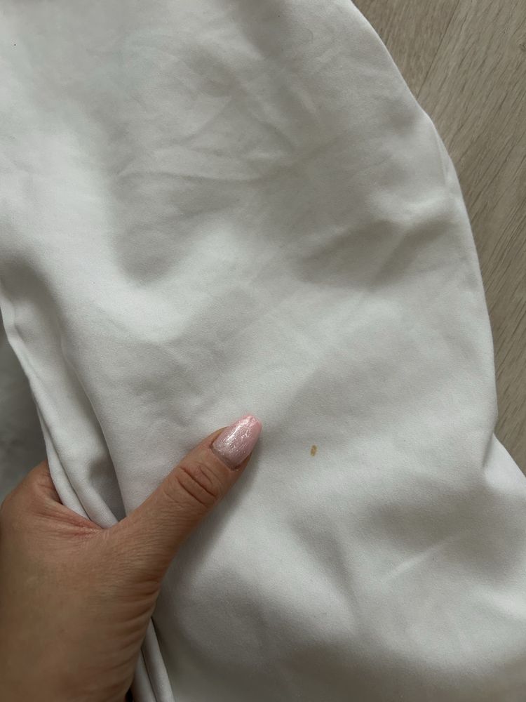Spodnie eleganckie biale S 36 F&F
