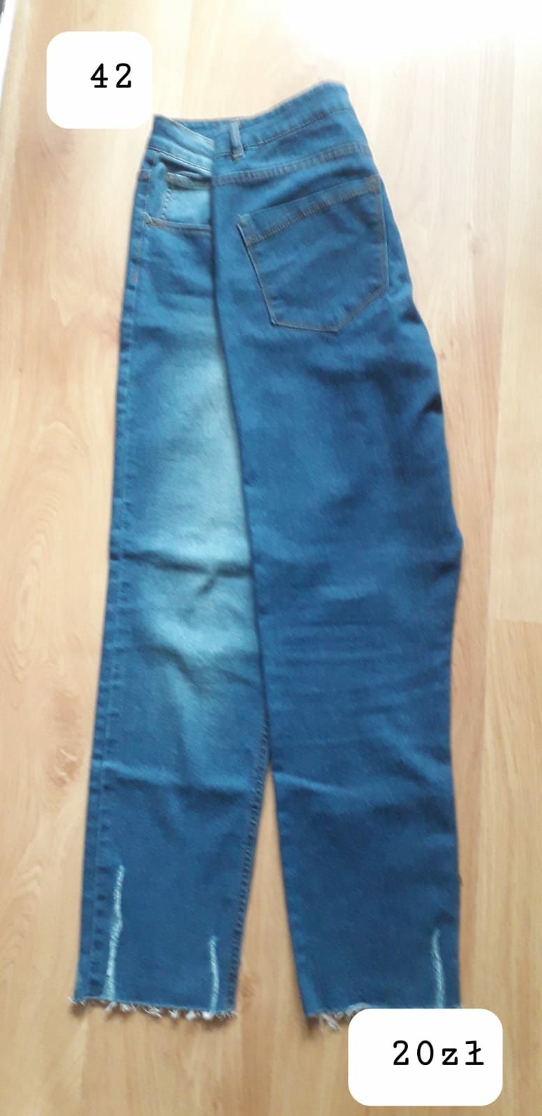 Spodnie jeans 42