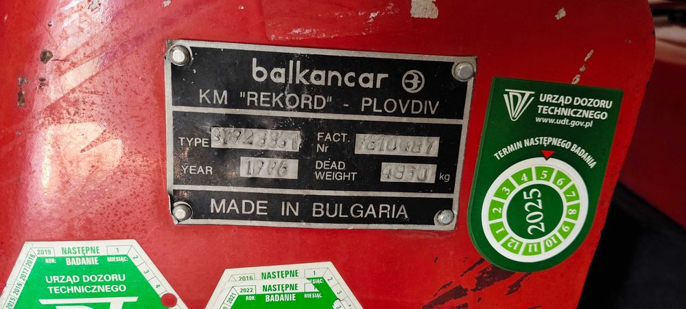Wózek Widłowy BALKANCAR GV gazowy