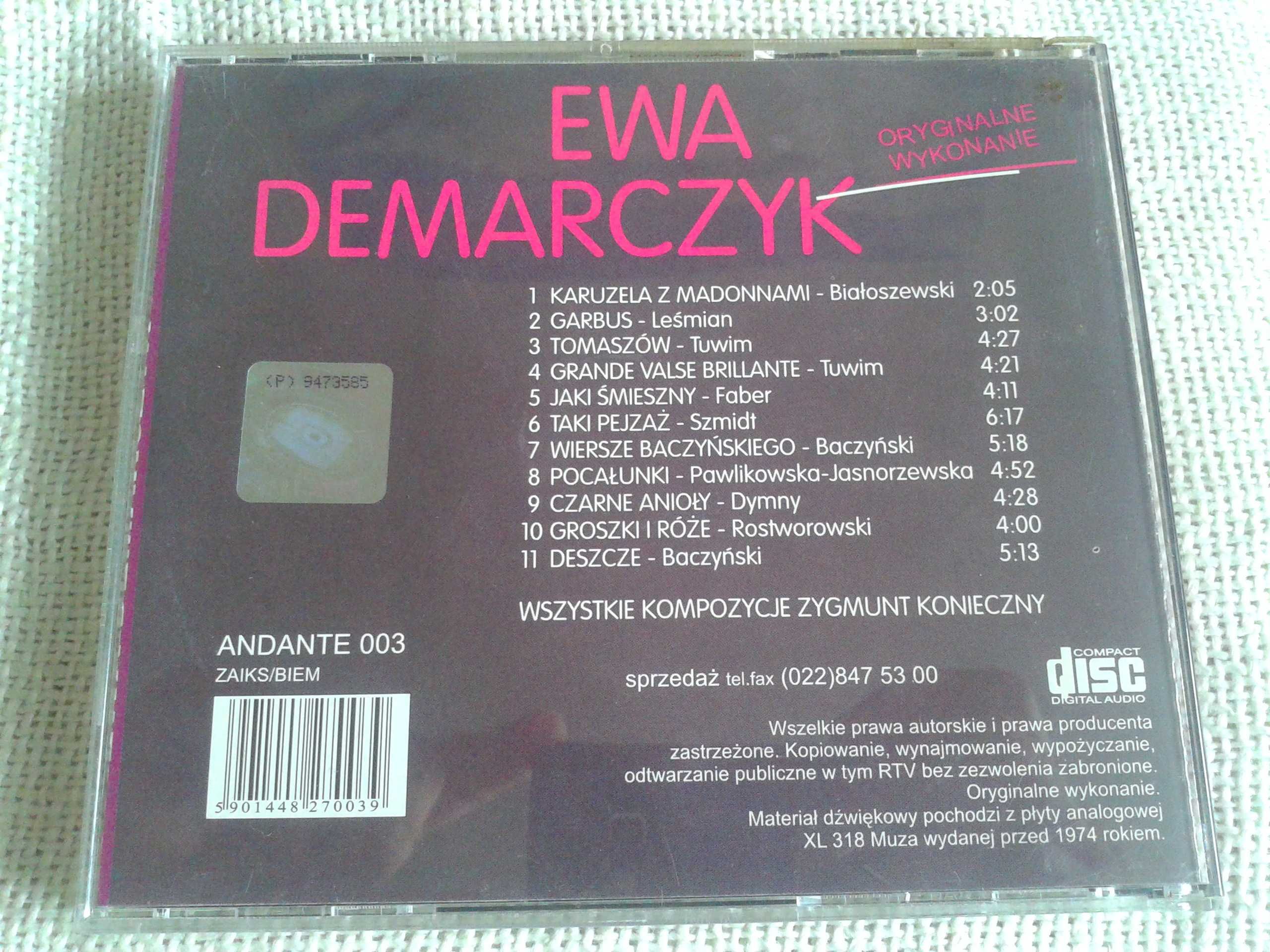 Ewa Demarczyk – Ewa Demarczyk, Andante CD