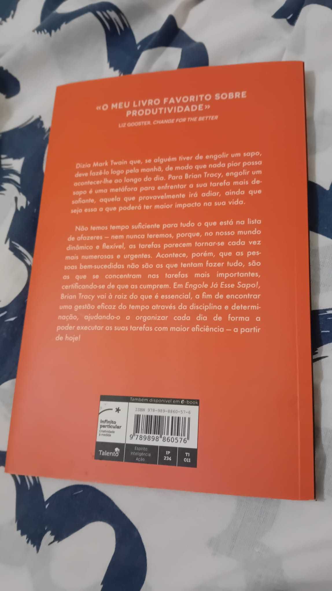 Livro Engole Já Esse Sapo - Brian Tracy