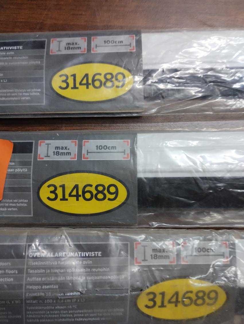 Uszczelka listwa szczotkowa pod drzwi 100 cm 1 mb