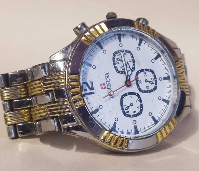 Zegarek Damski Geneva quartz duży