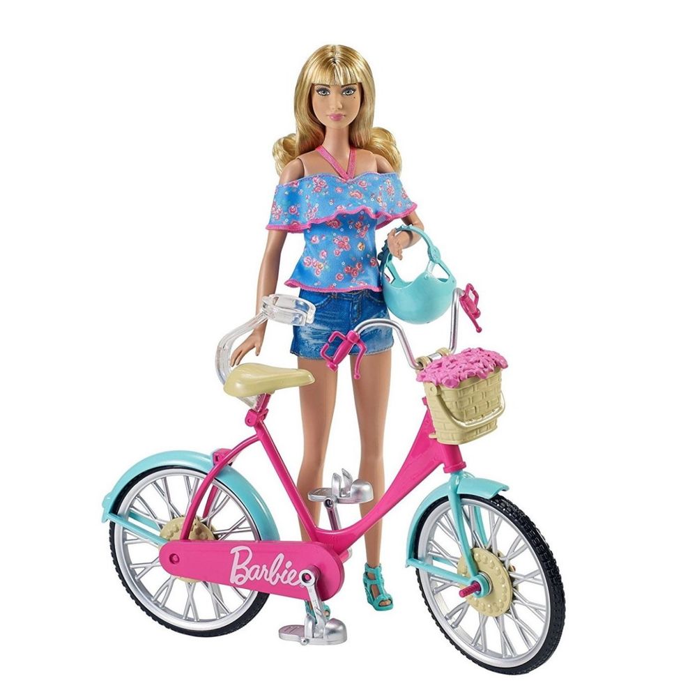 Велосипед для ляльки Барбі Barbie Bicycle mattel DVX55