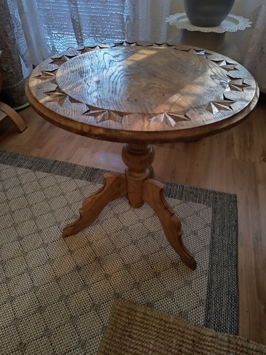 Dębowy piękny stolik za 150zł z dowozem