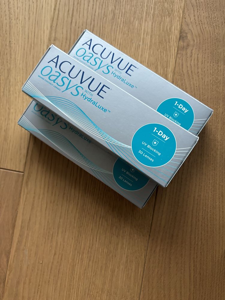 Soczewki Acuvue Oasys 1-Day with Hydraluxe -0.75, 30 szt