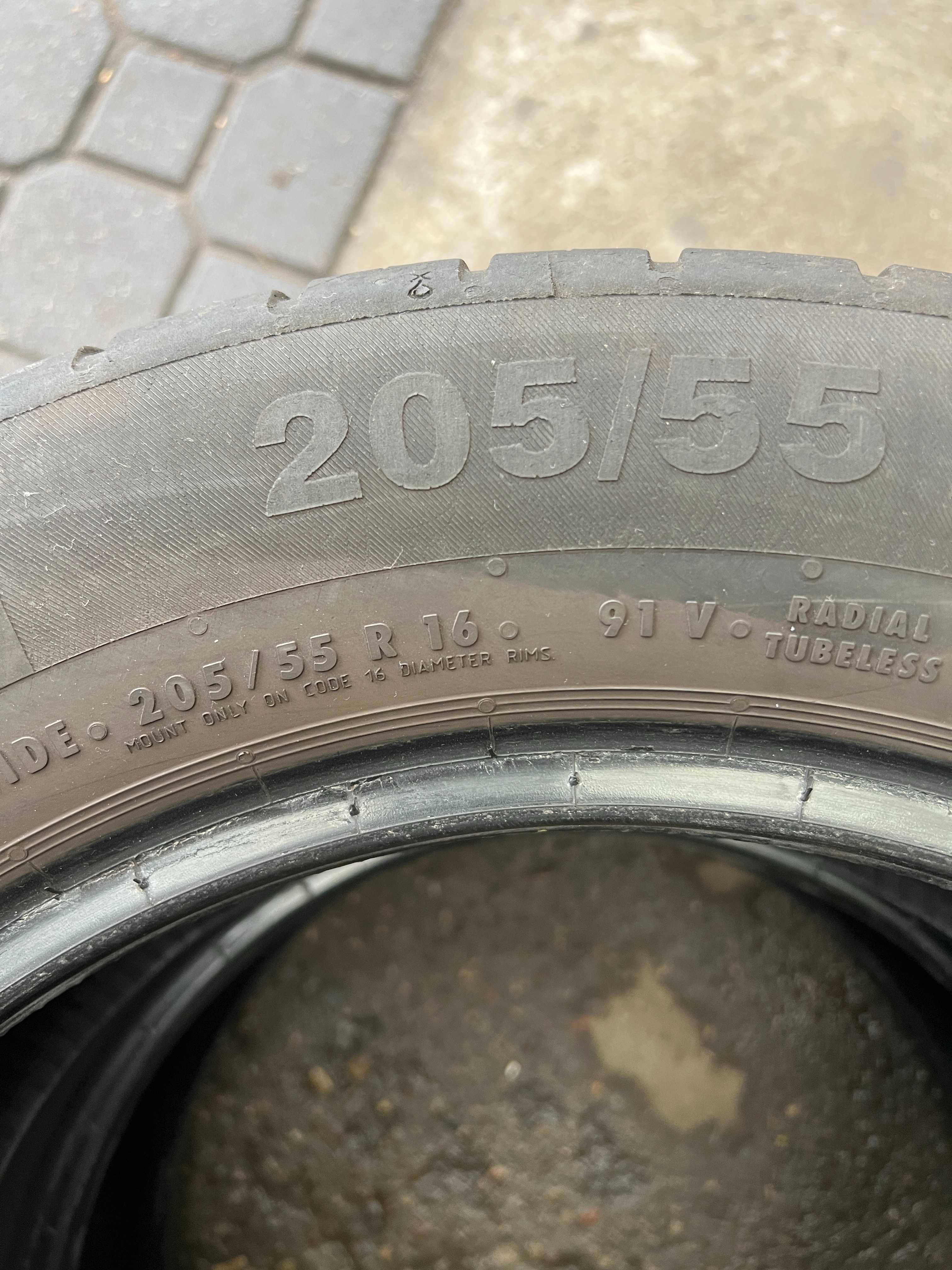205/55r16 continental opony letnie 4 szt bieznik 6,5mm