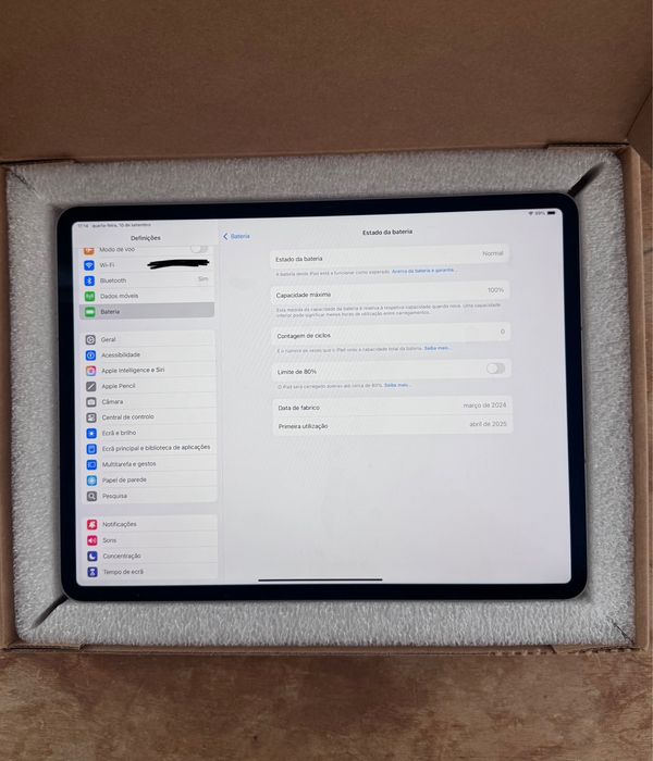 iPad Air 6 – 13” – M2 – 512GB – Wi-Fi + 5G – Excelente Oportunidade