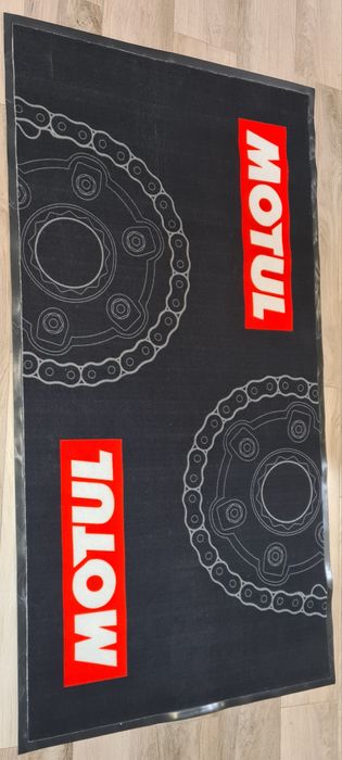 Dywan garażowy Motul, mata pod motocykl, dywan motocyklowy