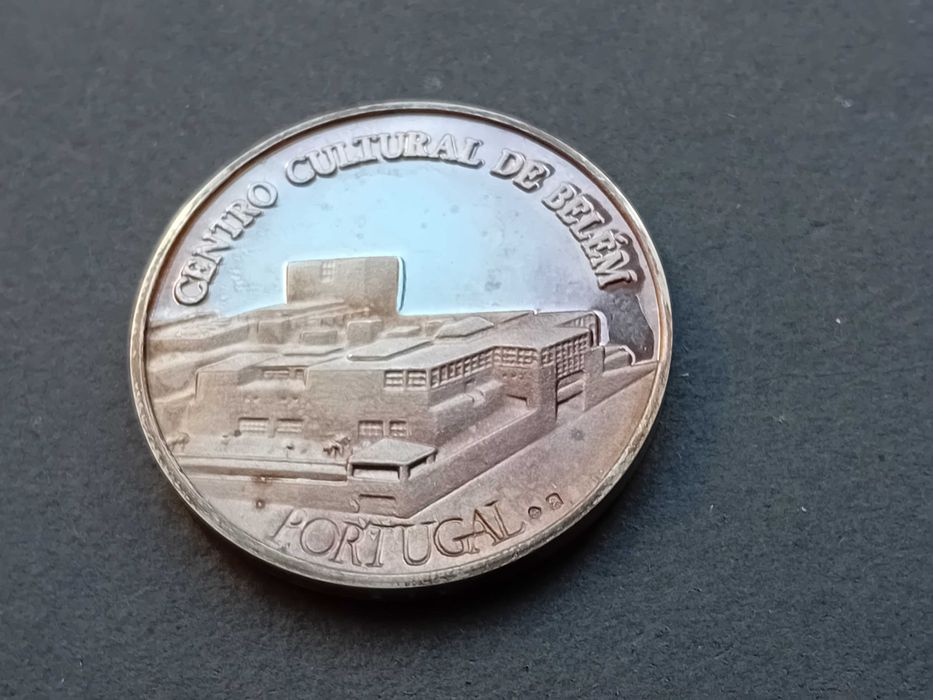 Medalha prata 925% 1 onça, Centro Cultural Belém 1992 novaConselho