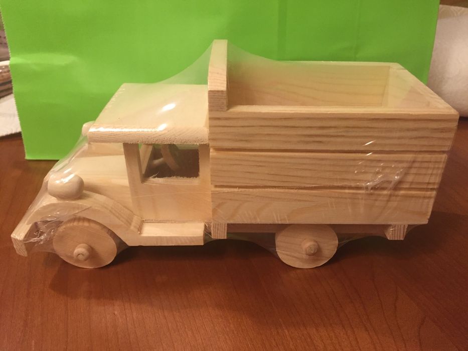 Camiões de madeira para pintar ( 3)