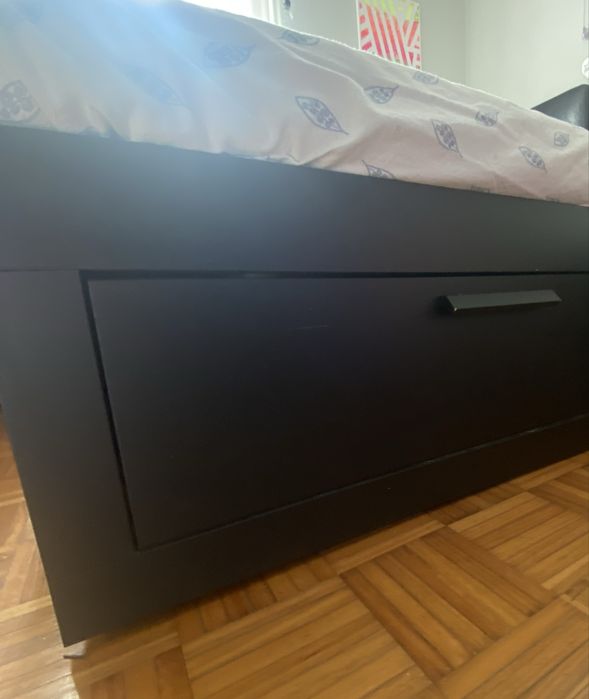 Cama individual dupla c/2 gav ikea