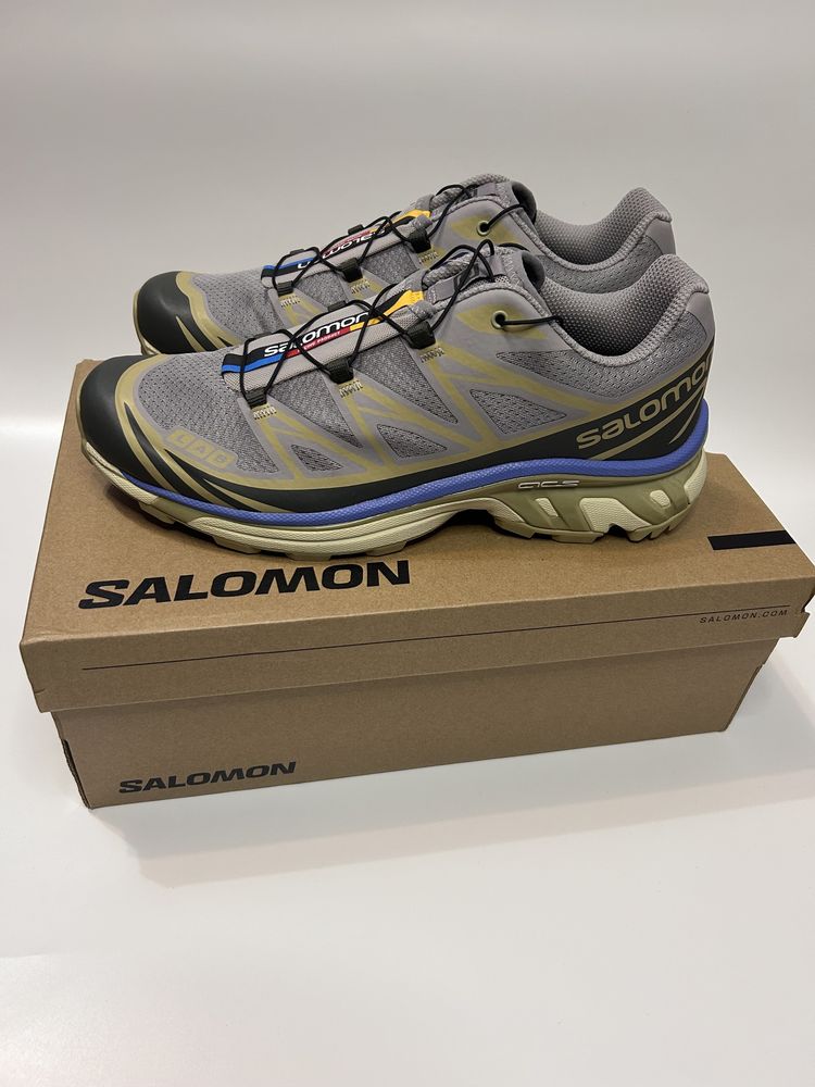 Кроссовки Salomon XT-6 Gull/Sky/Gray 43