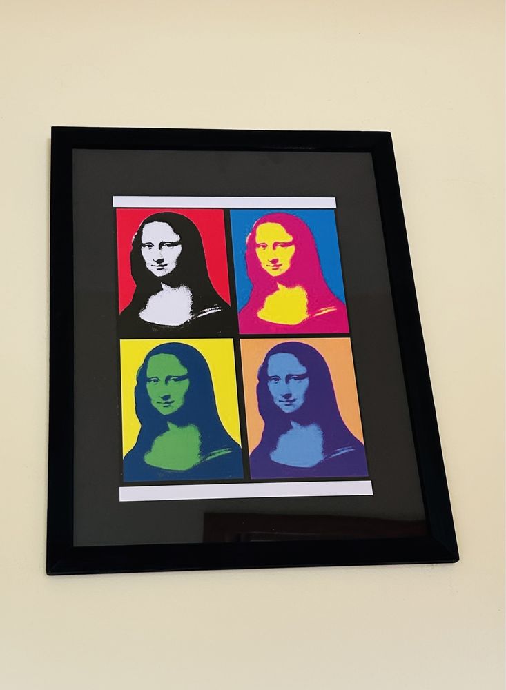 Oprawiony druk cyfrowy Mona Lisa