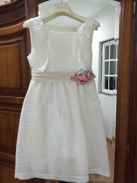 Vestido menina 1°Comunhão