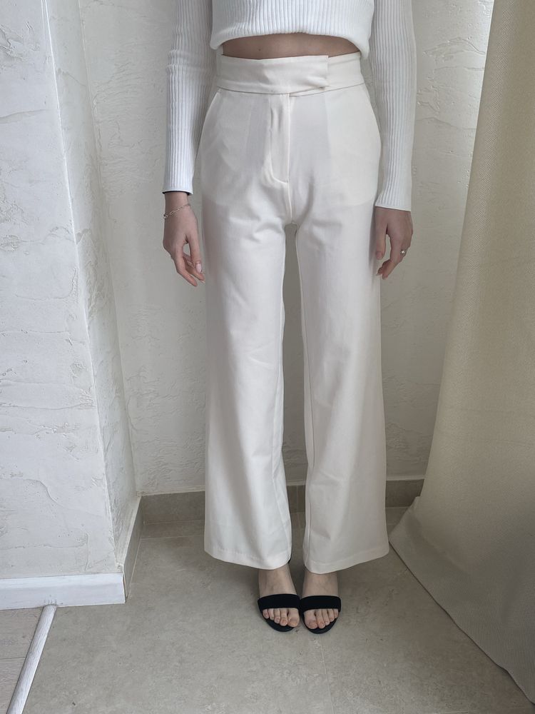 Класичні білі штани H&M