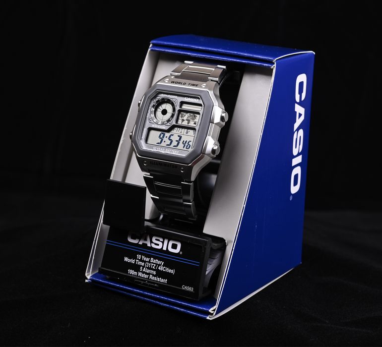 Годинник наручний Casio AE-1200WHD-7A новий оригінал