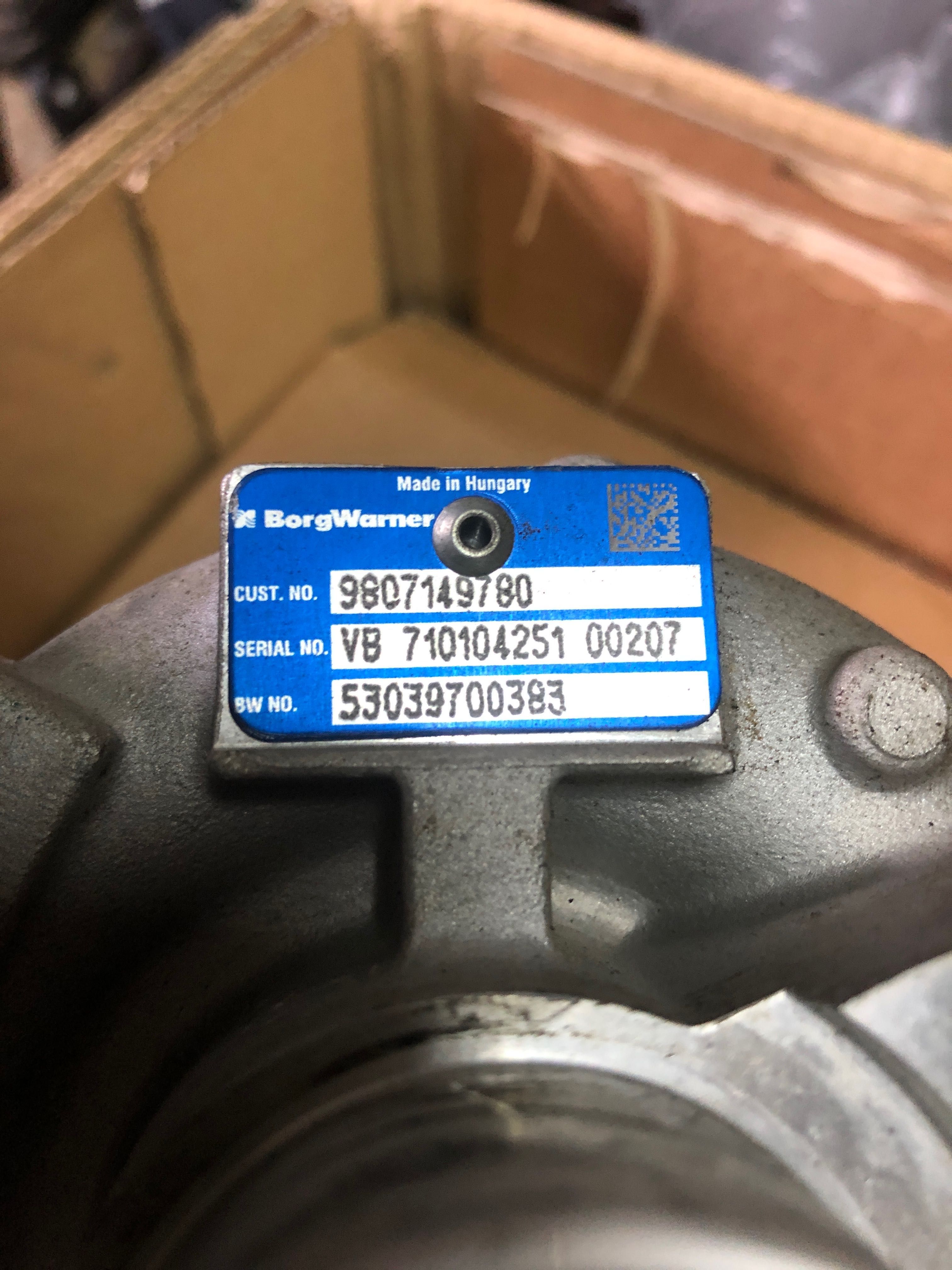 Turbina Citroen Peugeot 1.6 THP 9807  1497  80 turbosprezarka Ds3 C3