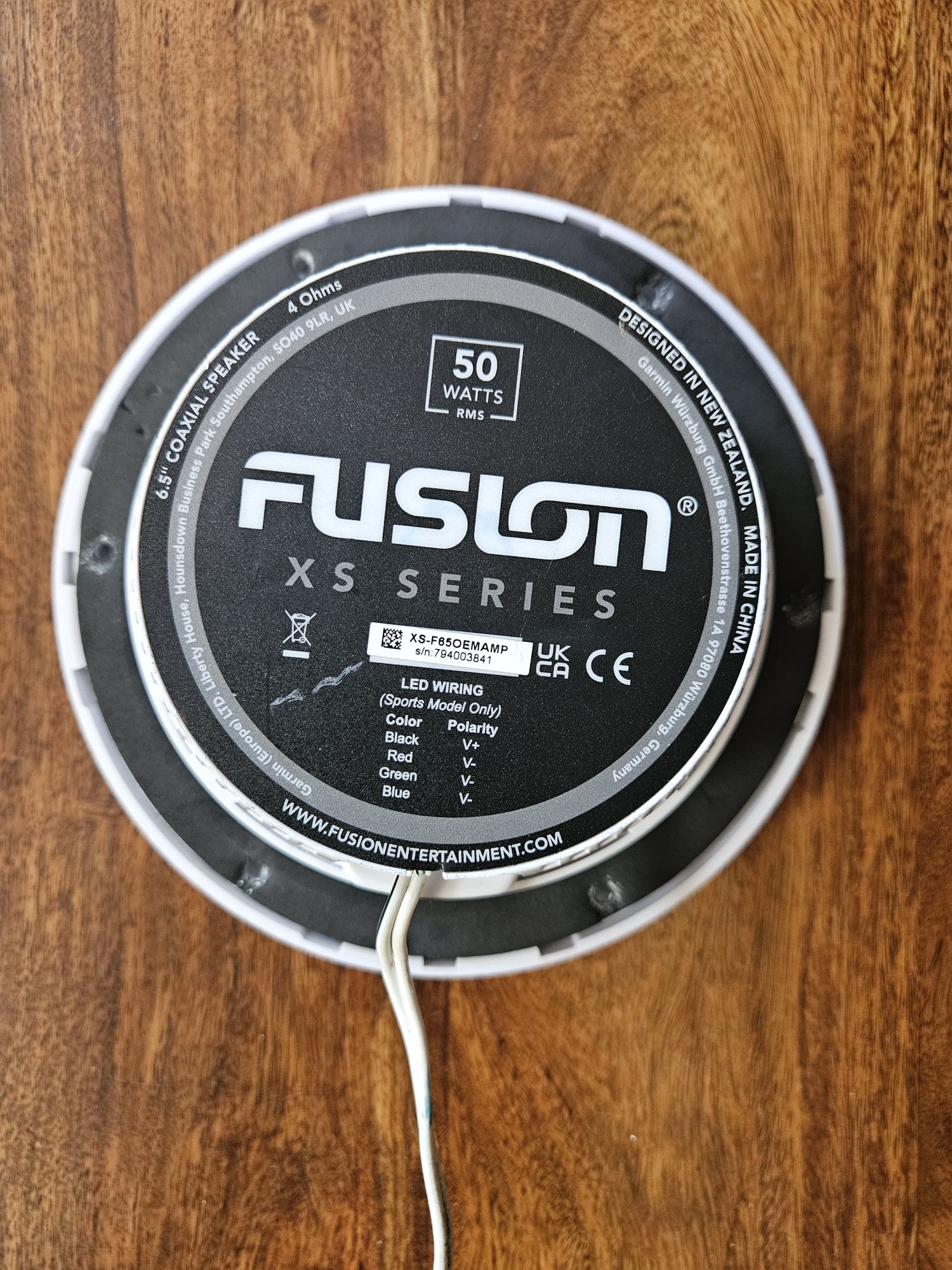 głośnik Fusion XS series 6,5" coaxial 4 ohm