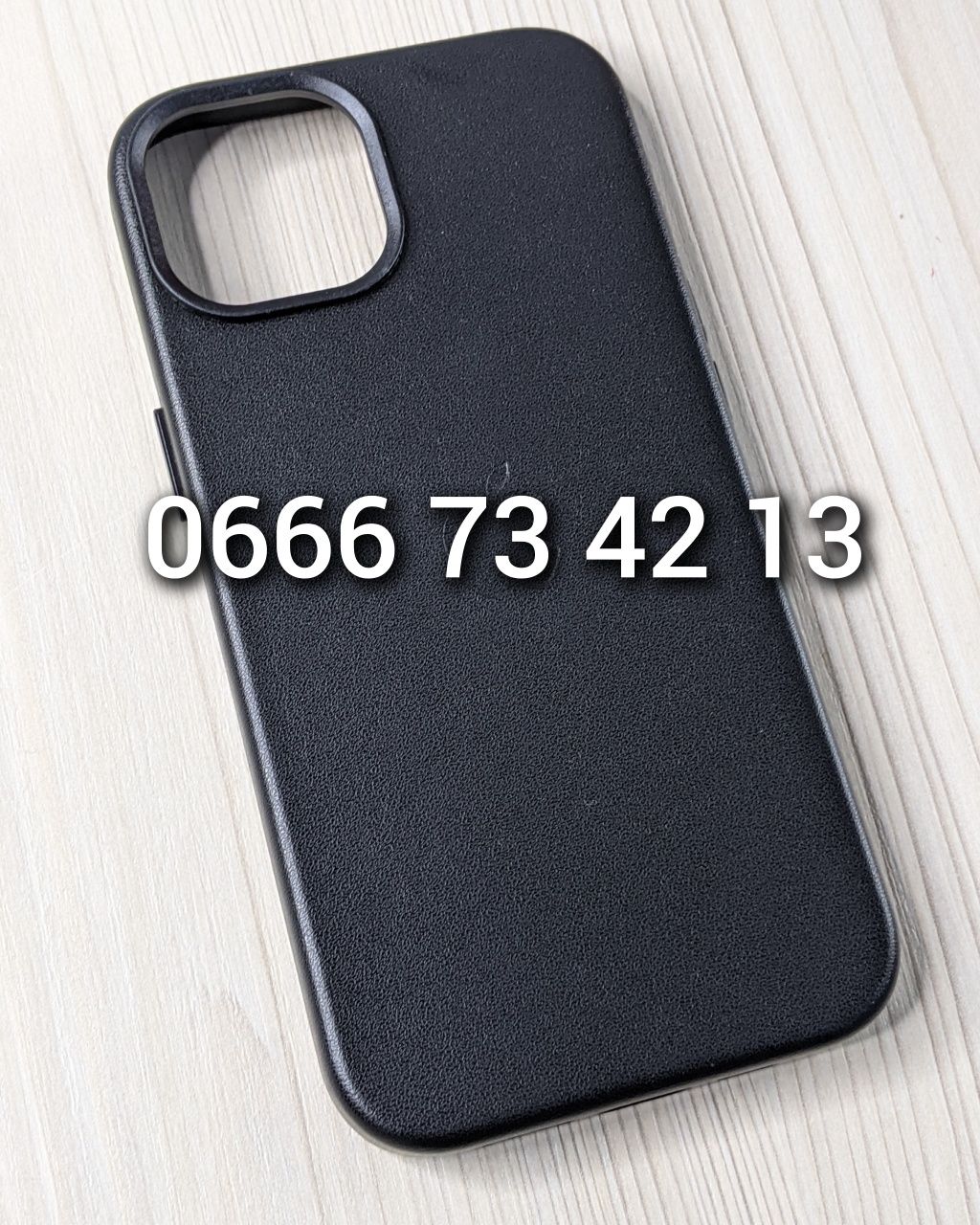 Чехол кожаный на iPhone 14 чохол шкіряний