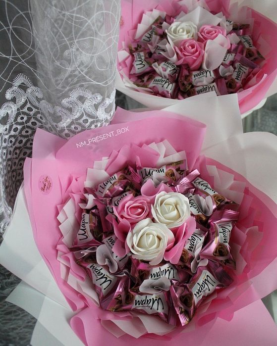 Подарунок ,  букет з цукерок