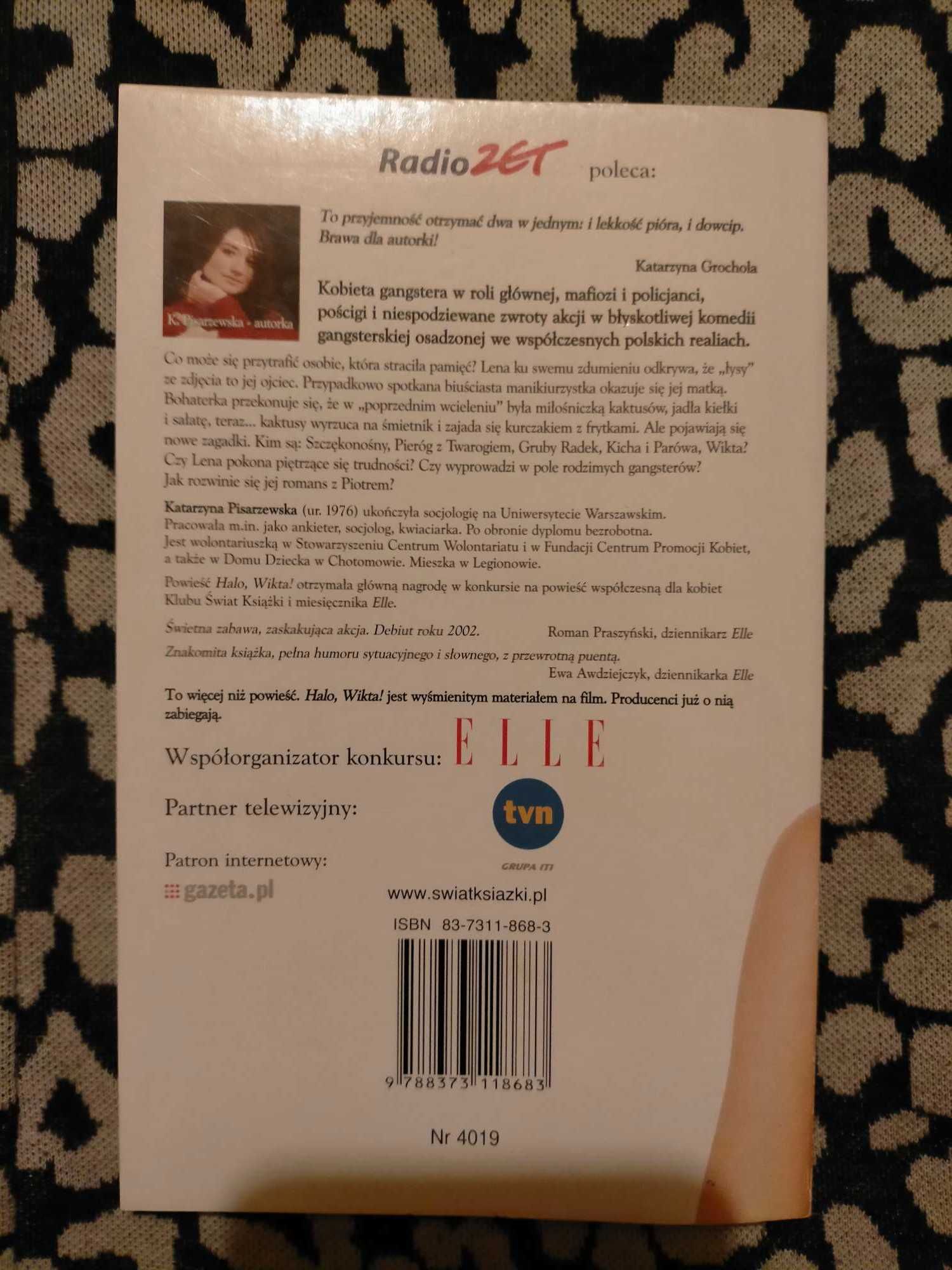 " Halo, Wikta! " - Katarzyna Pisarzewska - książka.