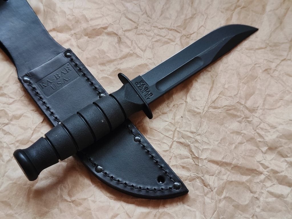 Нож боевой Ka-Bar 1256 Short Black