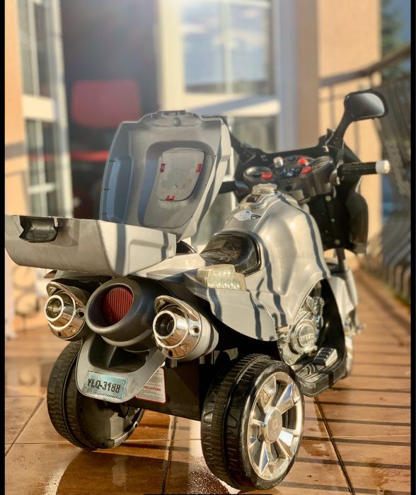 DUŻY Motor, motorek dla dzieci na akumulator, motorynka