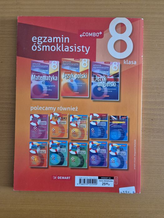 DEMART Egzamin ósmoklasisty polski ARKUSZE 2024