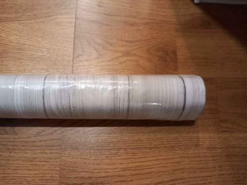 Folia samoprzylepna meblowa ścienna 60 x 500 cm efekt dąb