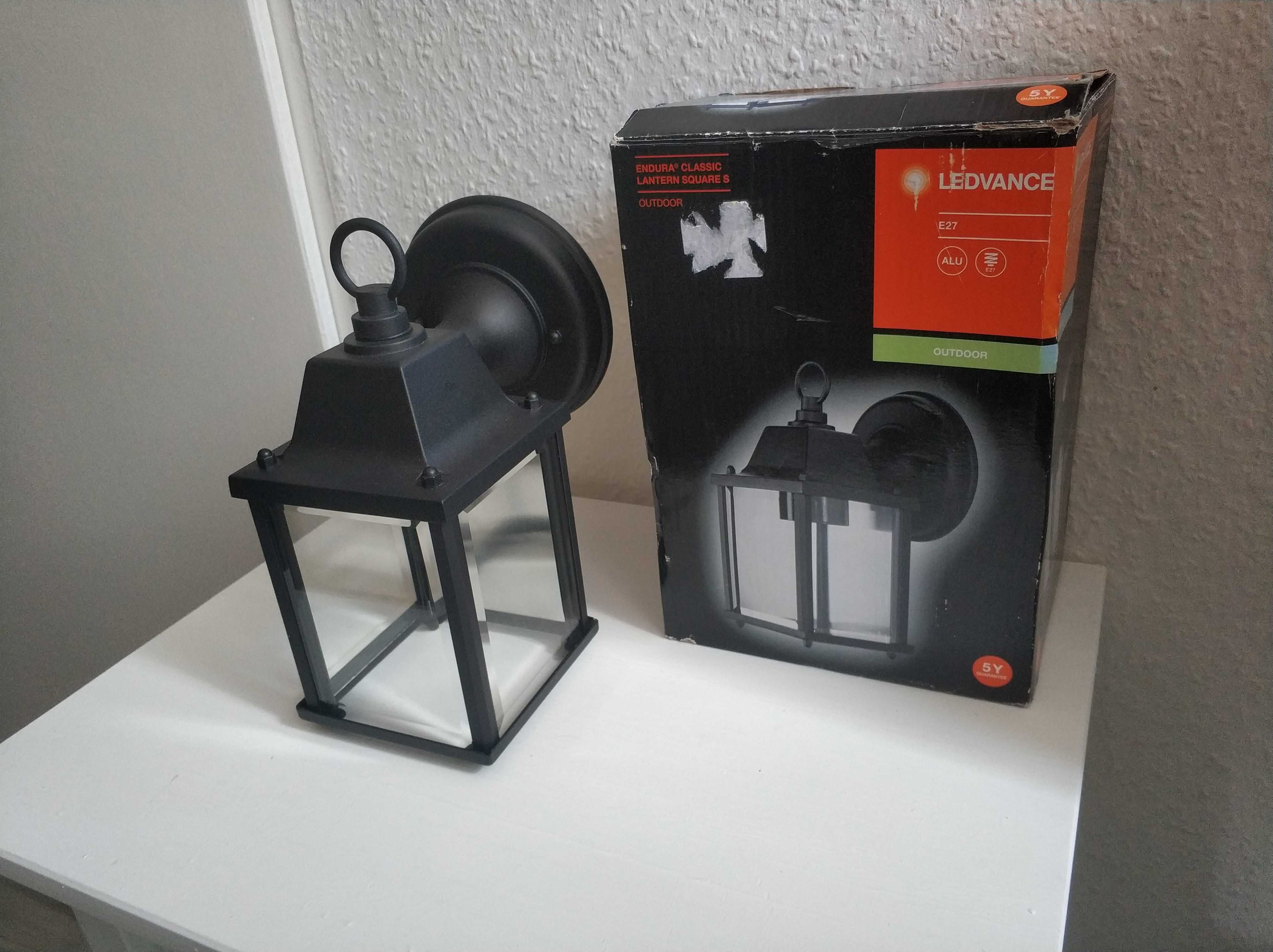 Lampa Elewacyjna Ścienna Kinkiet Ogrodowy Zewnętrzny Oprawa Latarnia
