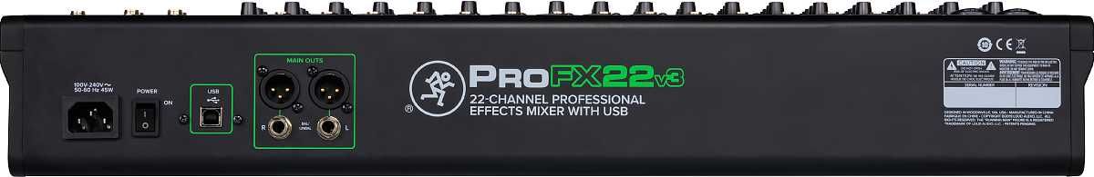 MACKIE ProFX 22 V3 mikser fonii Pro FX 22 v3 PROFX22V3