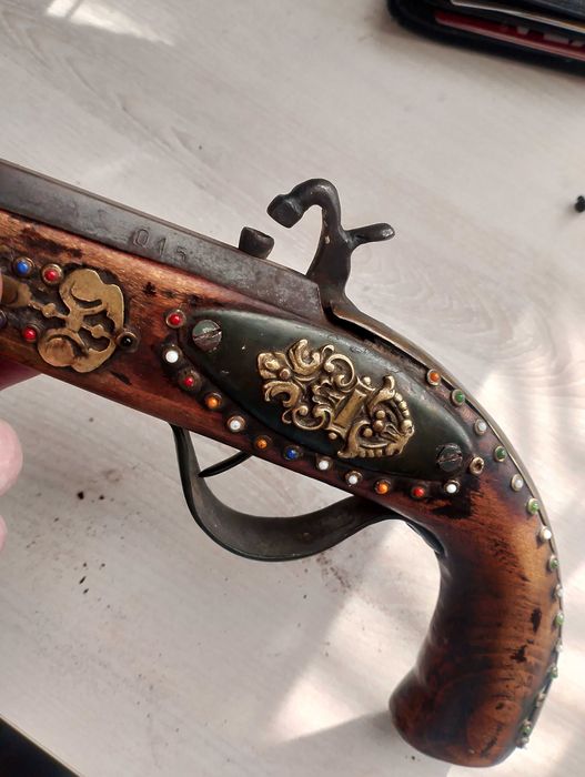 Pistolet kapiszonowy czarno prochowy kolekcjonerski