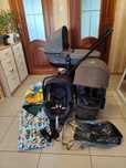 Cybex Priam Platinum, Britax Baby Safe 3 i-size, otulacze