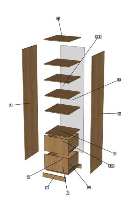 Szafa (regał) nowa w opakowaniu