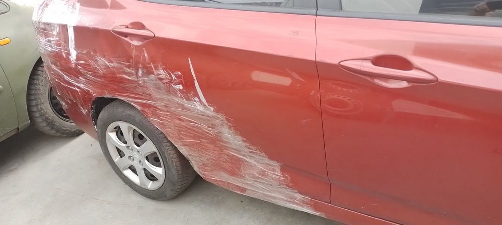 После дтп хунлай акцент 2013 на ходу