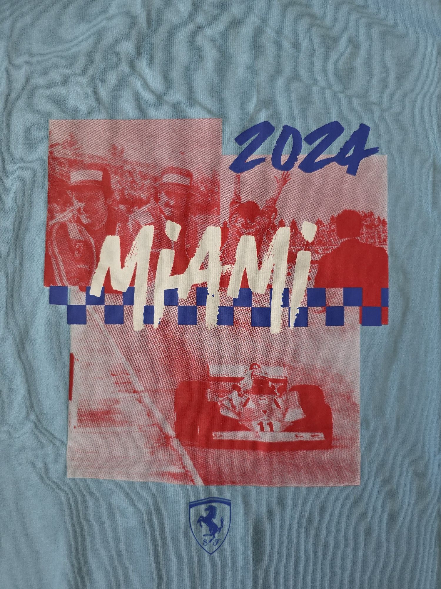 Koszulka Scuderia Ferrari 2024 Miami, Puma, F1, Formula 1, Leclerc