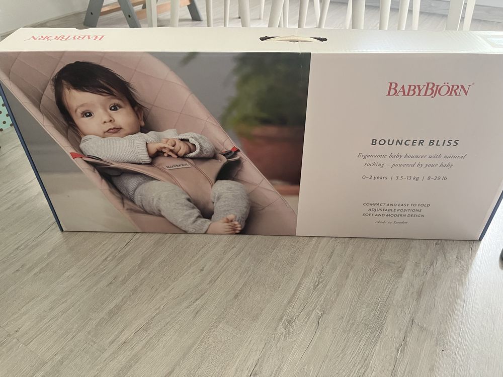 Leżaczek BABYBJORN bliss mesh antracyt NA GWARANCJI