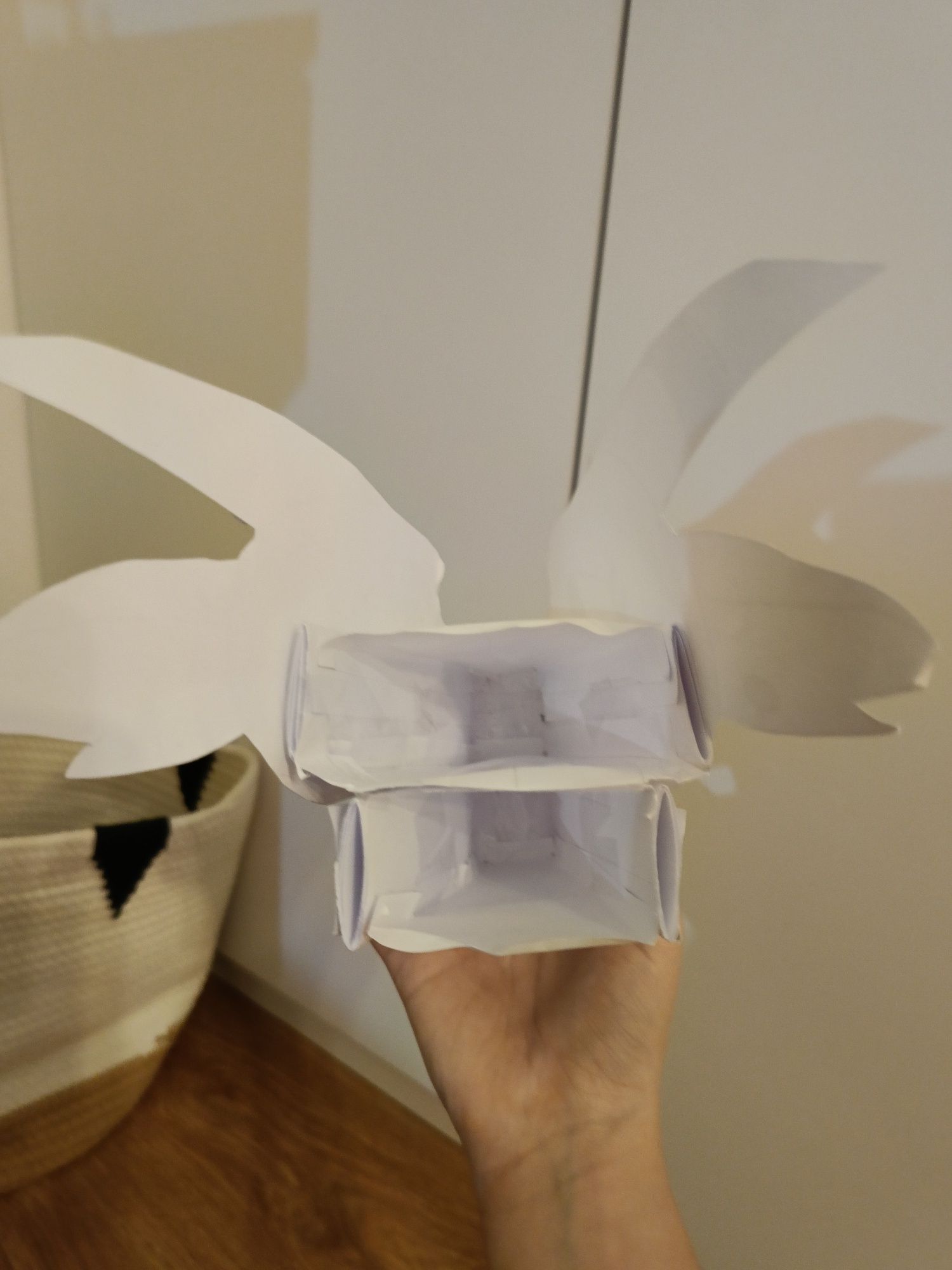 Paper dragon puppet