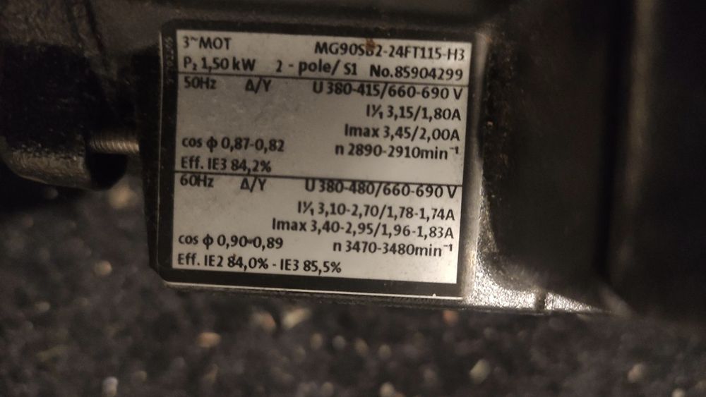 Silnik elektryczny 1.5kW