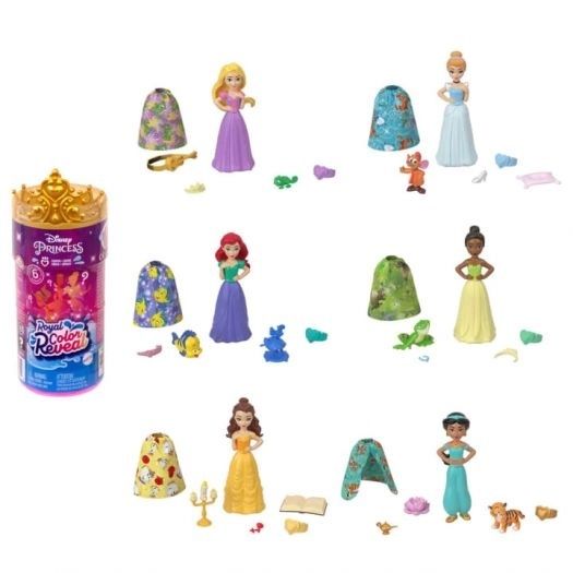 Набір-сюрприз з міні-лялькою Disney Princess Royal Color Reveal
