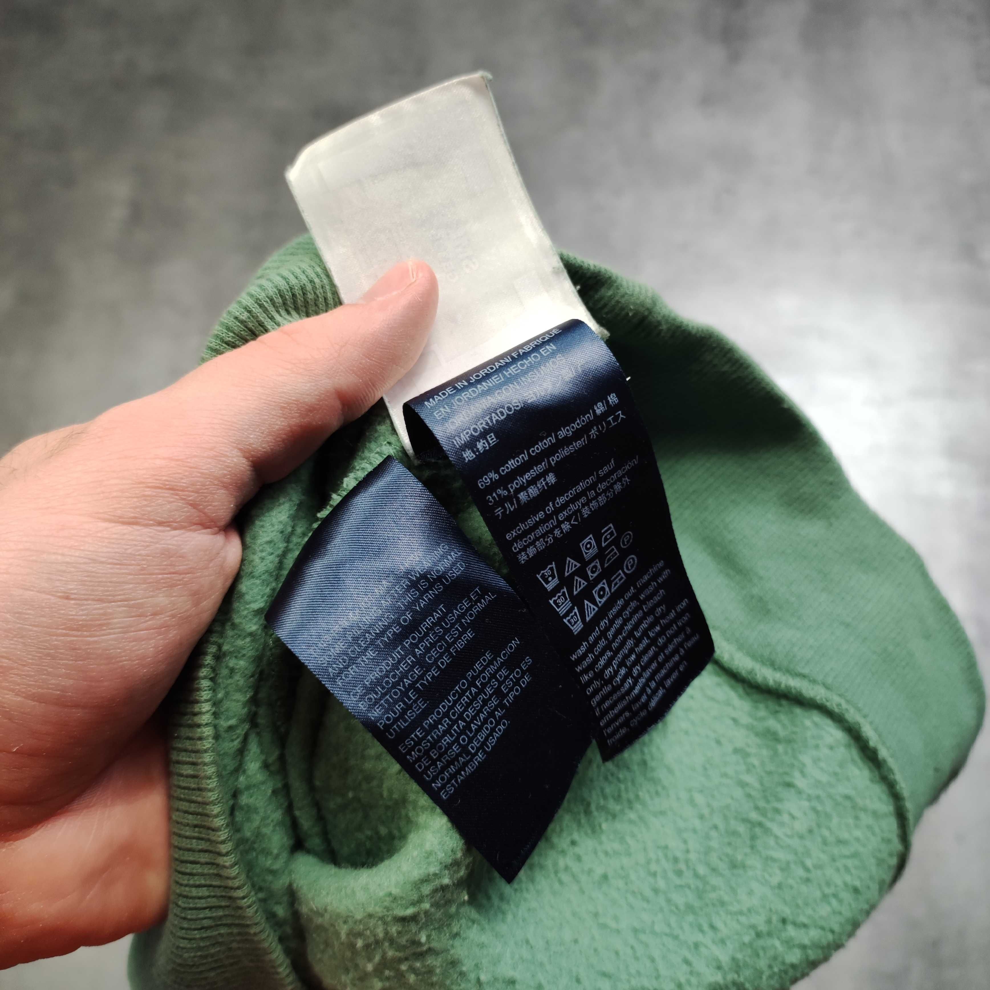 MĘSKA Bluza DUŻA Pistacja Bawełna Haftowane Logo Tommy Hilfiger Klasyk